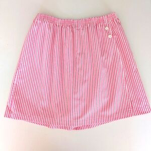 Vintage candystriper skort, poly cotton, elastic slip on. XL American Sportif